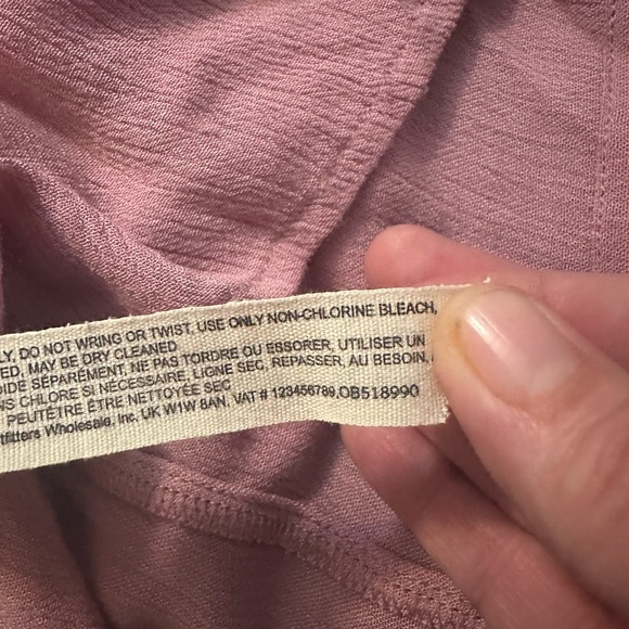 Free People All About It Maxi Dress in Mauve Pink XS - Picture 6 of 7